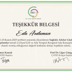 ÇATED 2. ULUSAL ÇİFT VE AİLE TERAPİSİ KONGRESİ